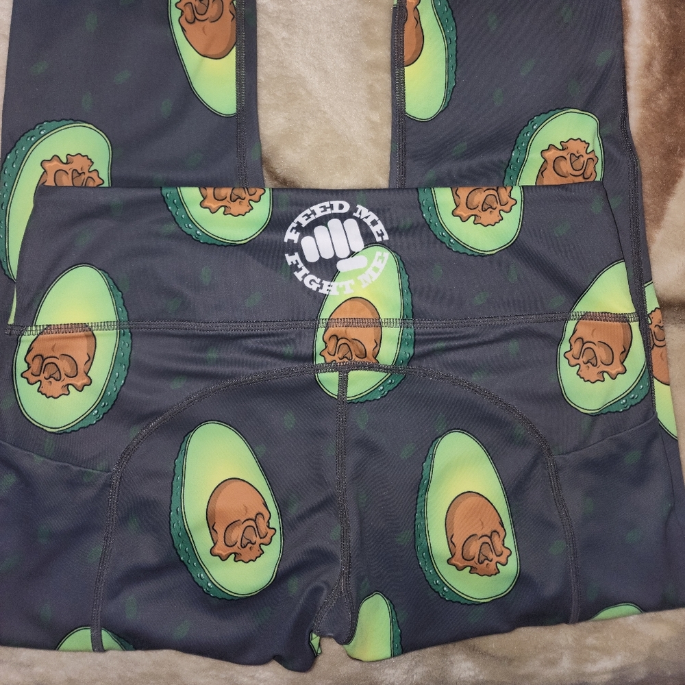 Feed me Fight me leggings
